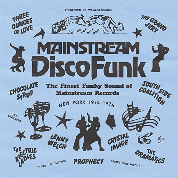 VARIOUS ARTISTS — MAINSTREAM DISCO FUNK vinyl record cover