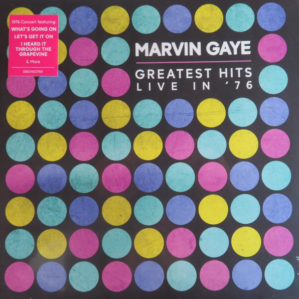Marvin Gaye — Greatest Hits Live In '76(1LP) / Gaye, Marvin / Greatest Hits Live In '76(1LP) vinyl record cover