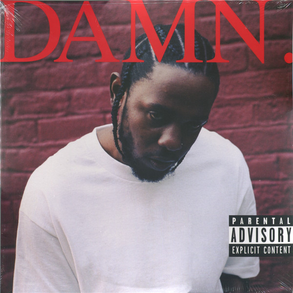 Kendrick Lamar — Damn. vinyl record cover