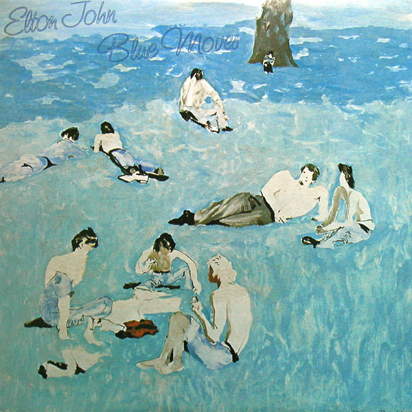 Elton John — Blue Moves vinyl record cover