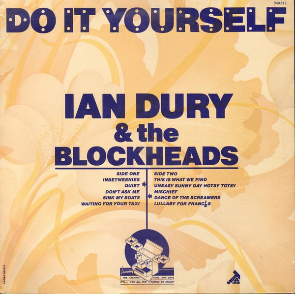 Ian Dury And The Blockheads — Do It Yourself vinyl record cover
