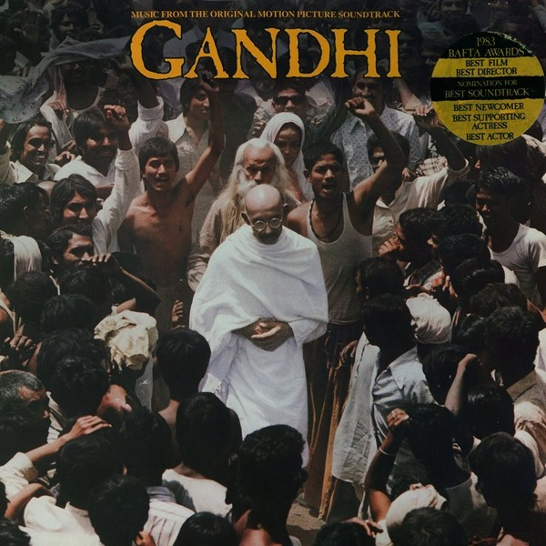 Ravi Shankar, George Fenton — Gandhi / Music From The Original Motion Picture Soundtrack vinyl record cover