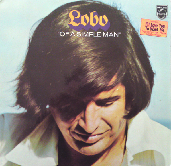 Lobo — Of A Simple Man vinyl record cover