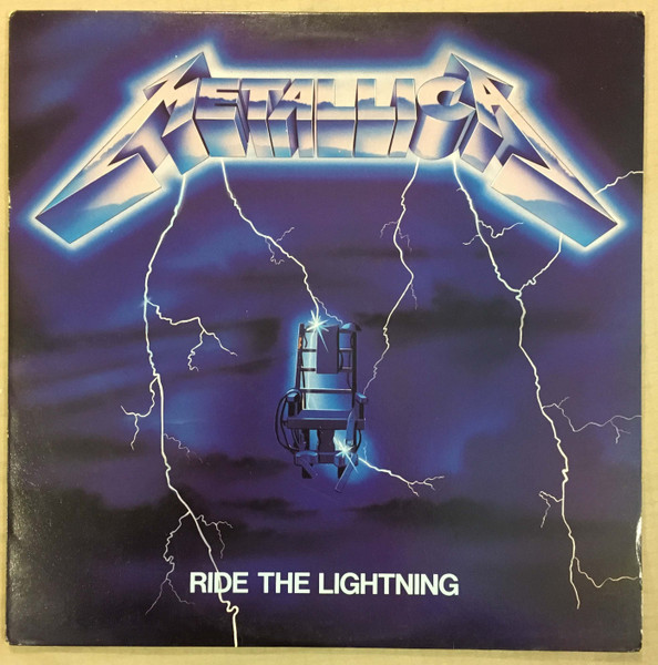 Metallica — Ride The Lightning vinyl record cover