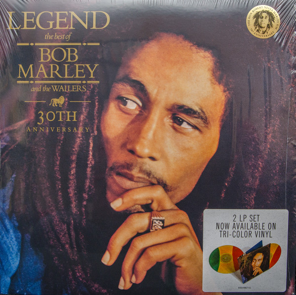 Bob Marley & The Wailers — Legend (The Best Of Bob Marley And The Wailers) vinyl record cover