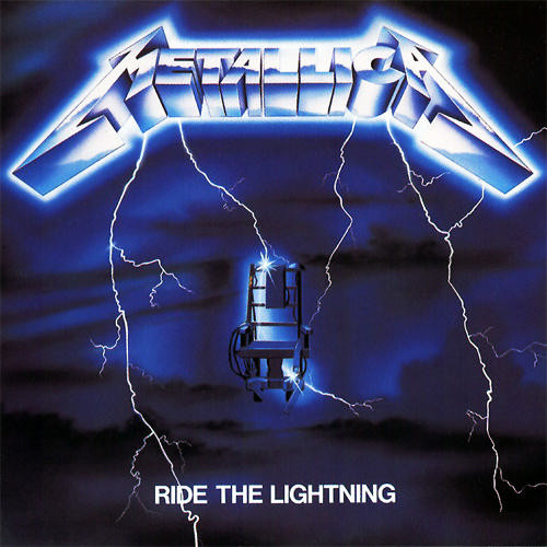 Metallica — Ride The Lightning vinyl record cover