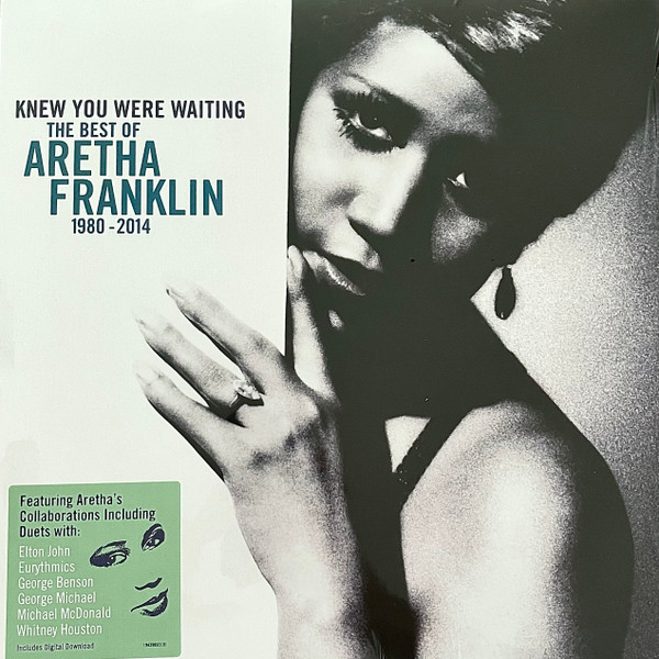 Aretha Franklin — Knew You Were Waiting- The Best Of Aretha Franklin 1980- 2014 vinyl record cover