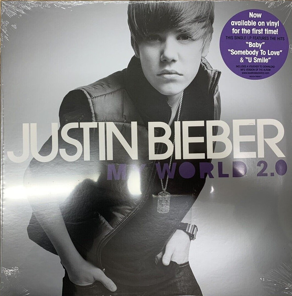 Justin Bieber — My World 2.0 vinyl record cover