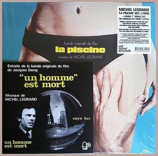 Michel Legrand — Bande Originale Du Film La Piscine vinyl record cover