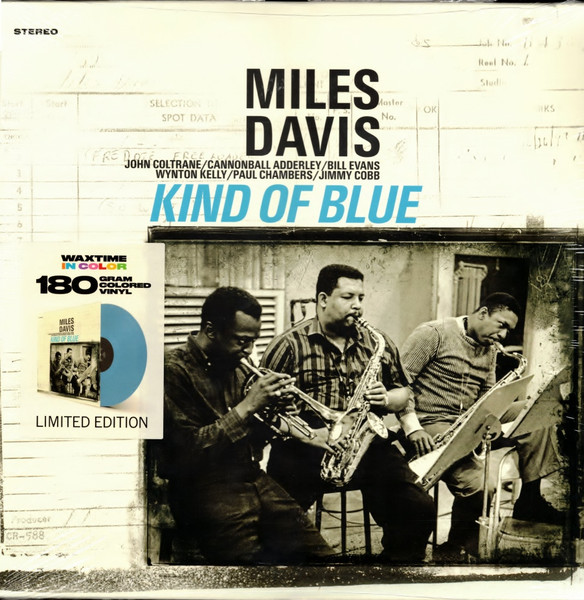 Miles Davis — Kind Of Blue vinyl record cover