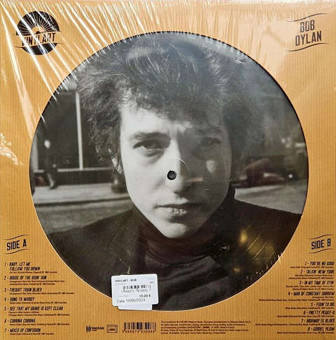 Bob Dylan — Bob Dylan vinyl record cover