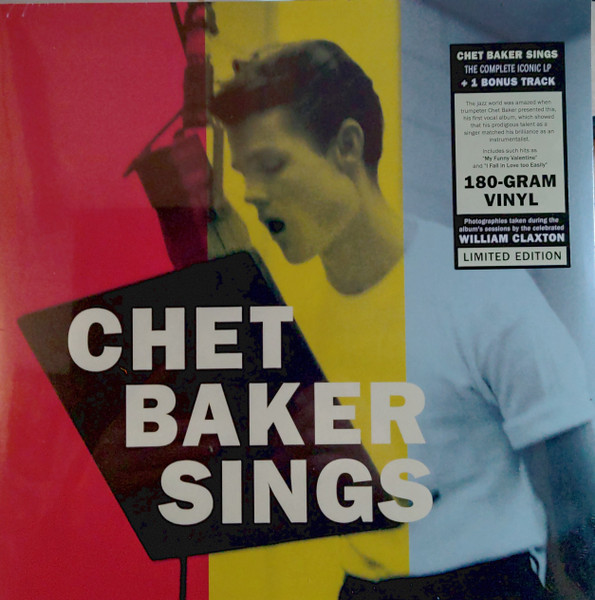 Chet Baker — Chet Baker Sings vinyl record cover
