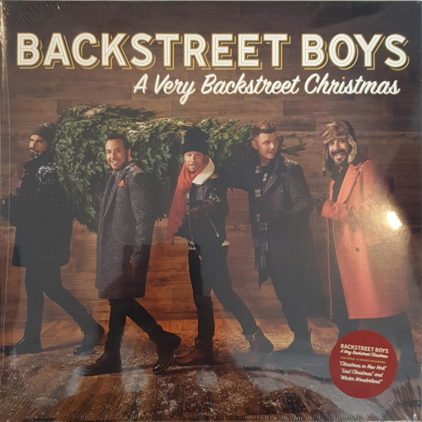 Backstreet Boys — A Very Backstreet Christmas vinyl record cover