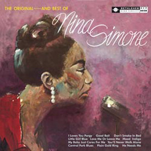 Nina Simone — The Original••••And Best Of Nina Simone / Little Girl Blue vinyl record cover