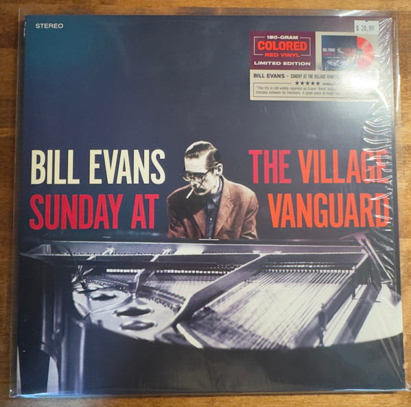The Bill Evans Trio — Sunday At The Village Vanguard vinyl record cover