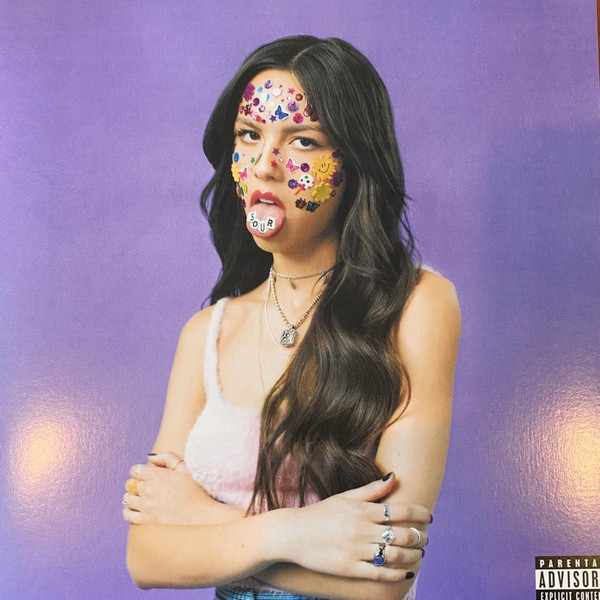 Olivia Rodrigo — Sour vinyl record cover