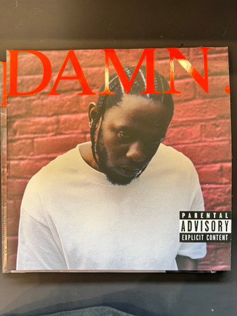 Kendrick Lamar — Damn. vinyl record cover