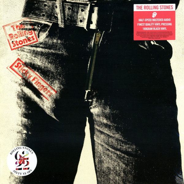 The Rolling Stones — Sticky Fingers vinyl record cover