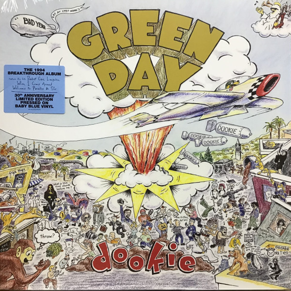 Green Day — Dookie vinyl record cover