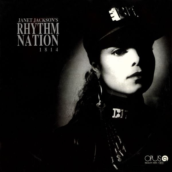 Janet Jackson — Janet Jackson's Rhythm Nation 1814 vinyl record cover
