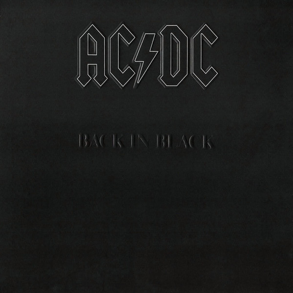 AC/DC — Back In Black vinyl record cover