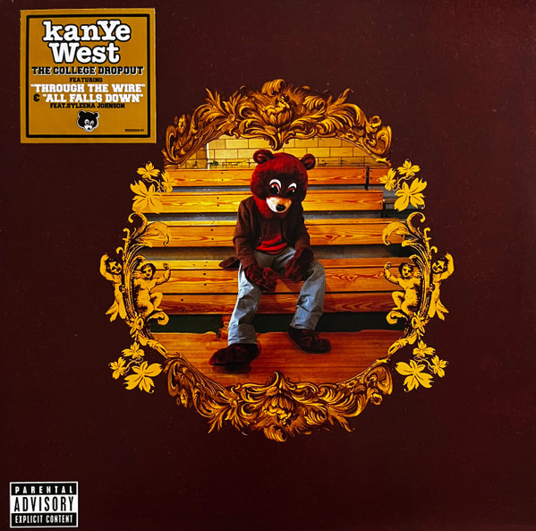 Kanye West — The College Dropout vinyl record cover