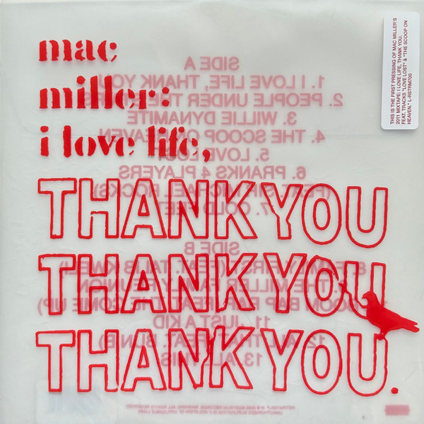 Mac Miller — I Love Life, Thank You vinyl record cover