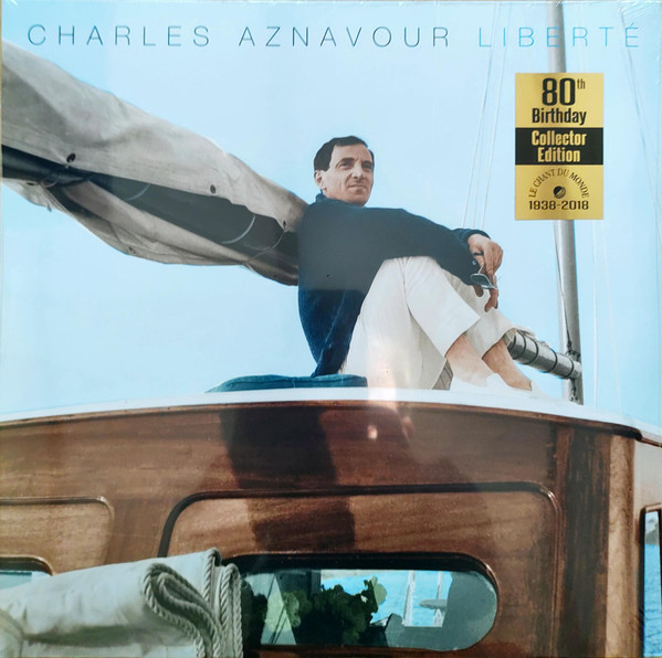 Charles Aznavour — Liberté vinyl record cover