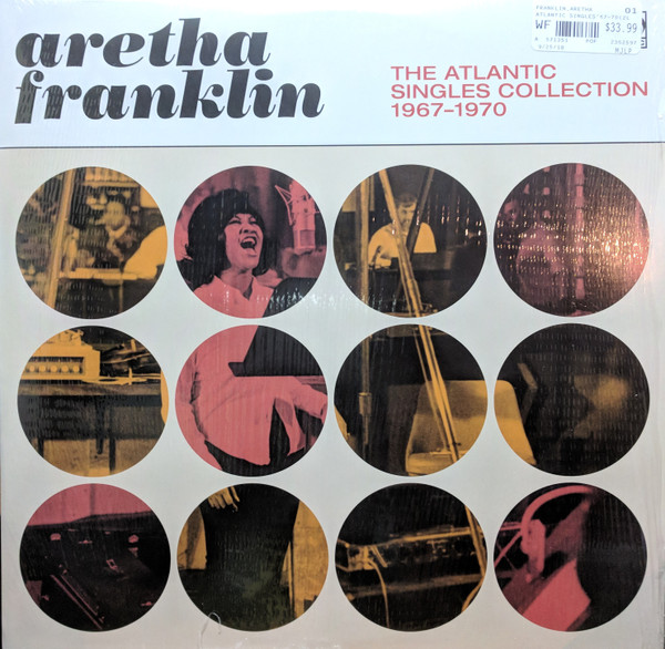 Aretha Franklin — The Atlantic Singles Collection 1967-1970 vinyl record cover