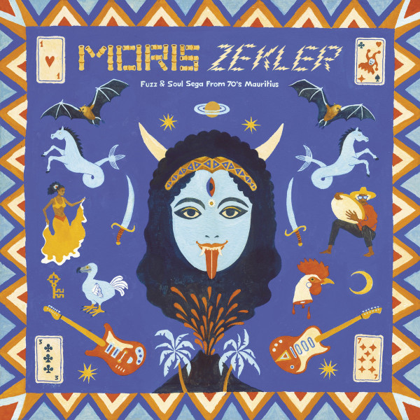 Various — Moris Zekler (Fuzz & Soul Sega From 70's Mauritius) vinyl record cover