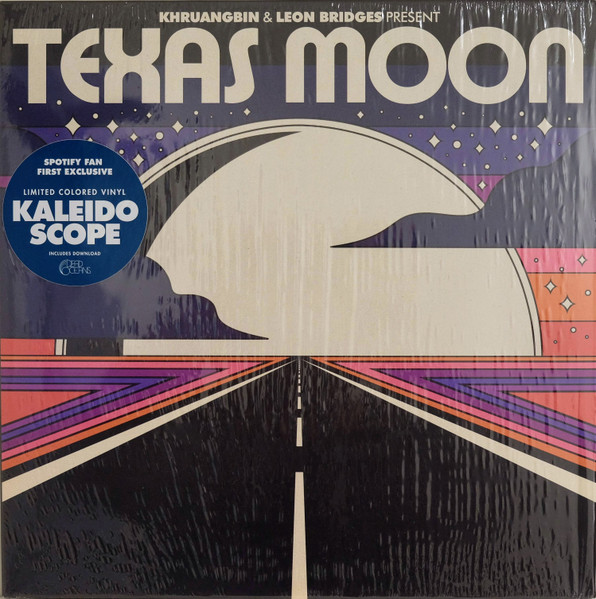 Khruangbin, Leon Bridges — Texas Moon vinyl record cover