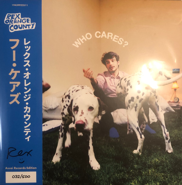 Rex Orange County — WHO CARES? vinyl record cover