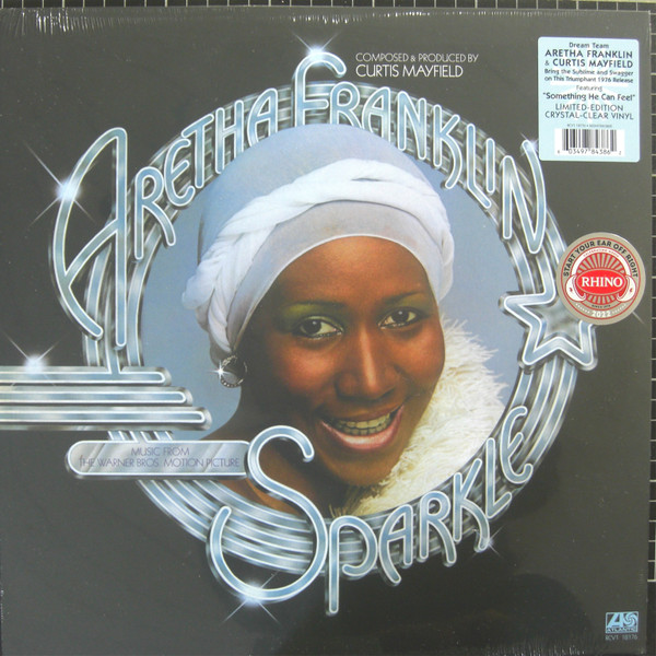 Aretha Franklin — Sparkle vinyl record cover