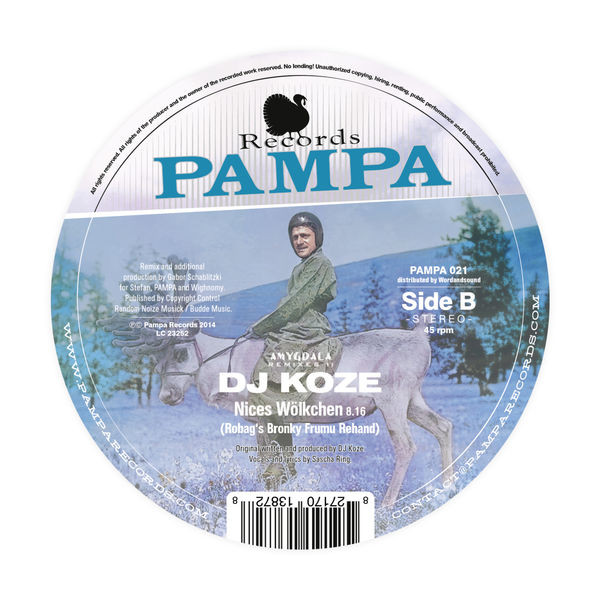 DJ Koze — Amygdala Remixes #2 vinyl record cover