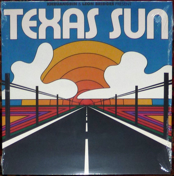 Khruangbin, Leon Bridges — Texas Sun vinyl record cover