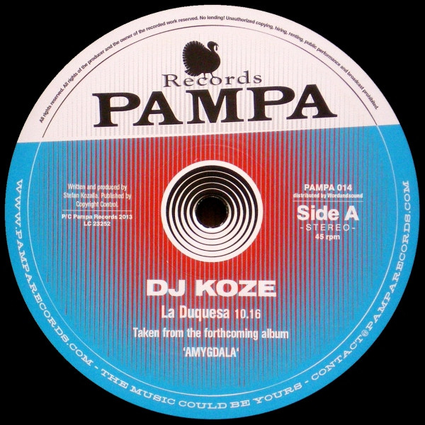 DJ Koze — La Duquesa / Burn With Me vinyl record cover