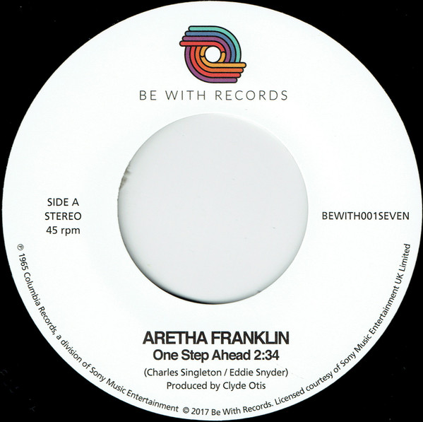 Aretha Franklin — One Step Ahead vinyl record cover